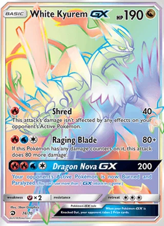 White Kyurem GX (2018)