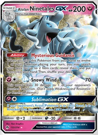 Alolan Ninetales GX (2018)