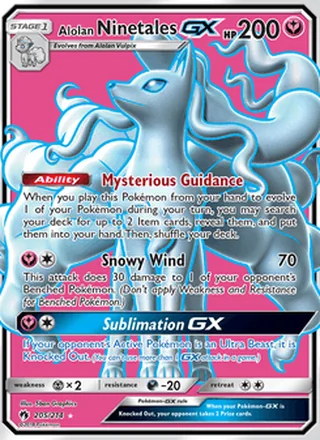 Alolan Ninetales GX (2018)