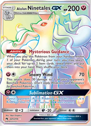 Alolan Ninetales GX (2018)