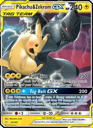 Pikachu & Zekrom GX (2019)
