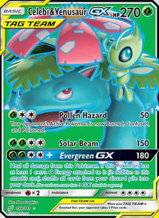 Celebi & Venusaur GX (2019)