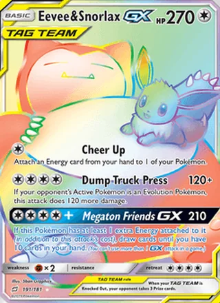 Eevee & Snorlax GX (2019)