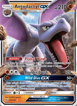 Aerodactyl GX (2019)