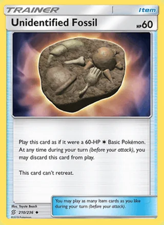 Unidentified Fossil (2019)