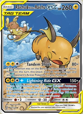 Raichu & Alolan Raichu GX (2019)