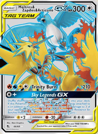 Moltres & Zapdos & Articuno GX (2019)