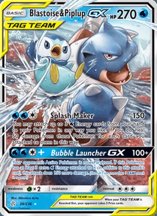 Blastoise & Piplup GX (2019)