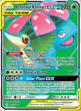 Venusaur & Snivy GX (2019)