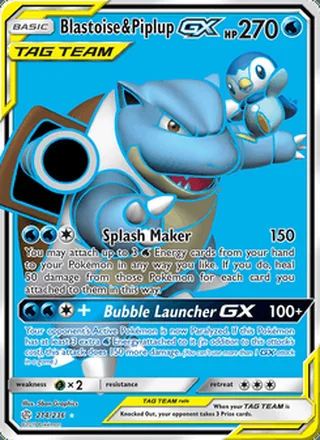 Blastoise & Piplup GX (2019)
