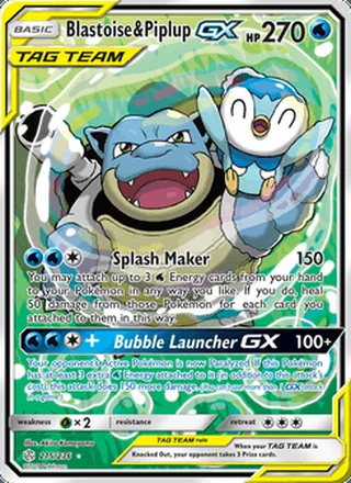 Blastoise & Piplup GX (2019)