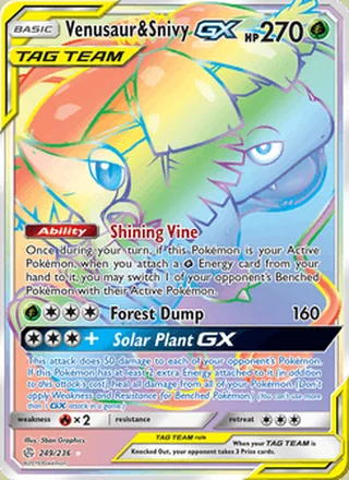 Venusaur & Snivy GX (2019)