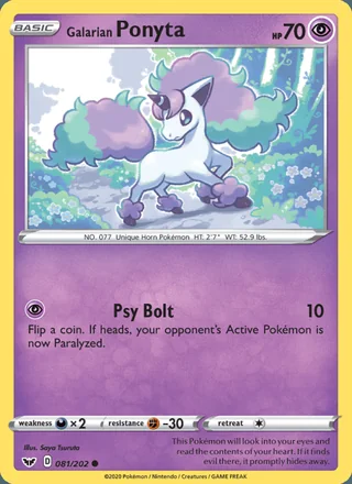 Galarian Ponyta (2020)