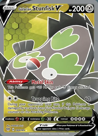 Galarian Stunfisk V (2020)