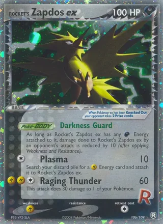 Rocket's Zapdos ex (2004)