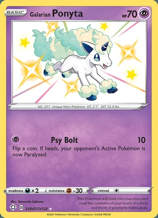 Galarian Ponyta (2021)