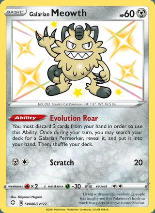 Galarian Meowth (2021)