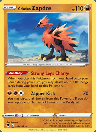 Galarian Zapdos (2021)