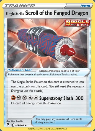 Single Strike Scroll of the Fanged Dragon (2021)