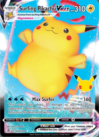 Surfing Pikachu VMAX (2021)