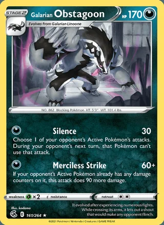 Galarian Obstagoon (2021)