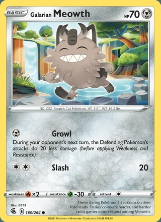 Galarian Meowth (2021)