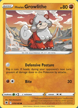 Hisuian Growlithe (2022)
