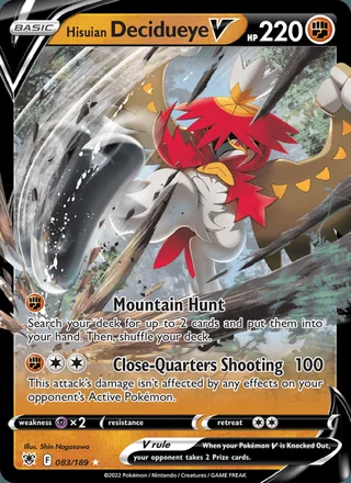 Hisuian Decidueye V (2022)