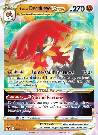 Hisuian Decidueye VSTAR (2022)