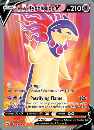 Hisuian Typhlosion V (2022)
