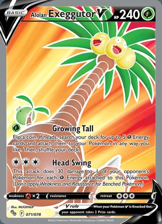 Alolan Exeggutor V (2022)