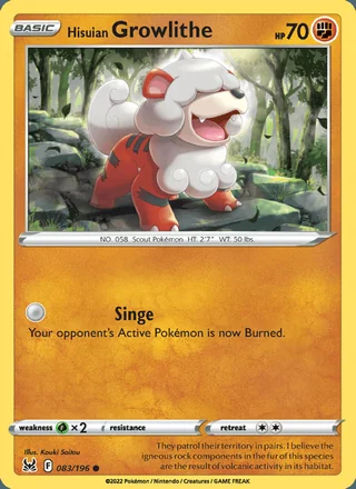 Hisuian Growlithe (2022)