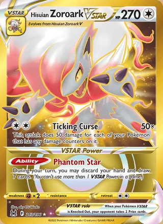 Hisuian Zoroark VSTAR (2022)