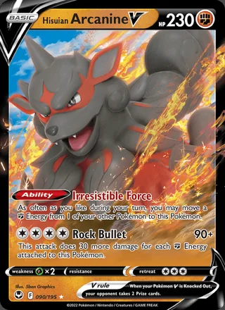 Hisuian Arcanine V (2022)