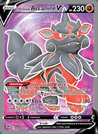Hisuian Arcanine V (2022)