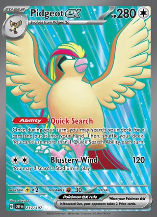 Pidgeot ex (2023)
