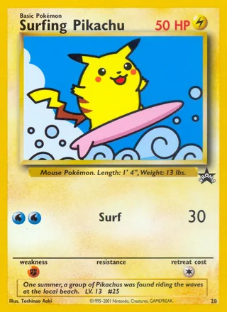 Surfing Pikachu (glossy)