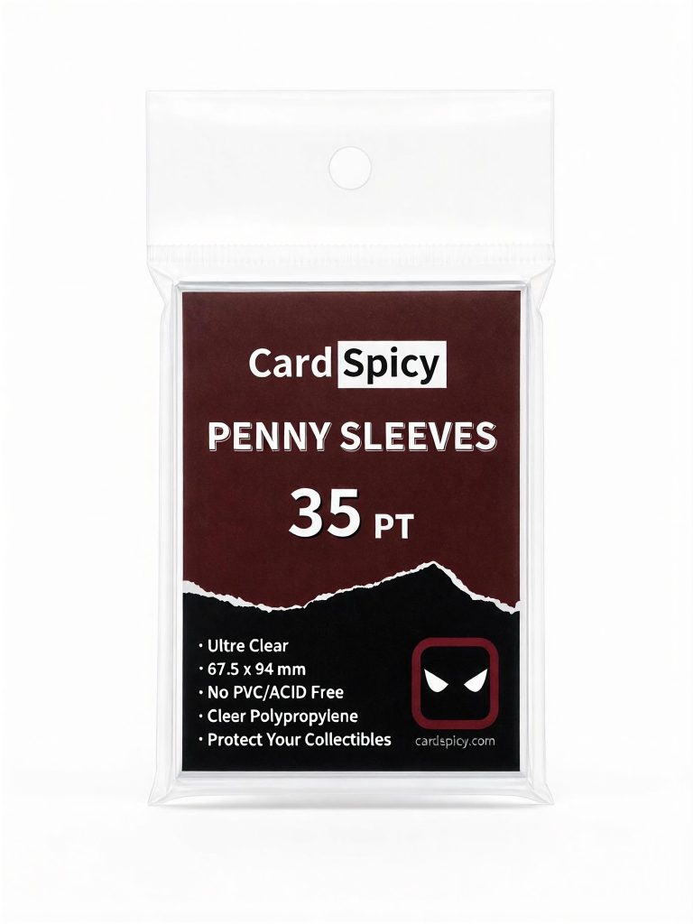 CardSpicy penny sleeves pack, front
