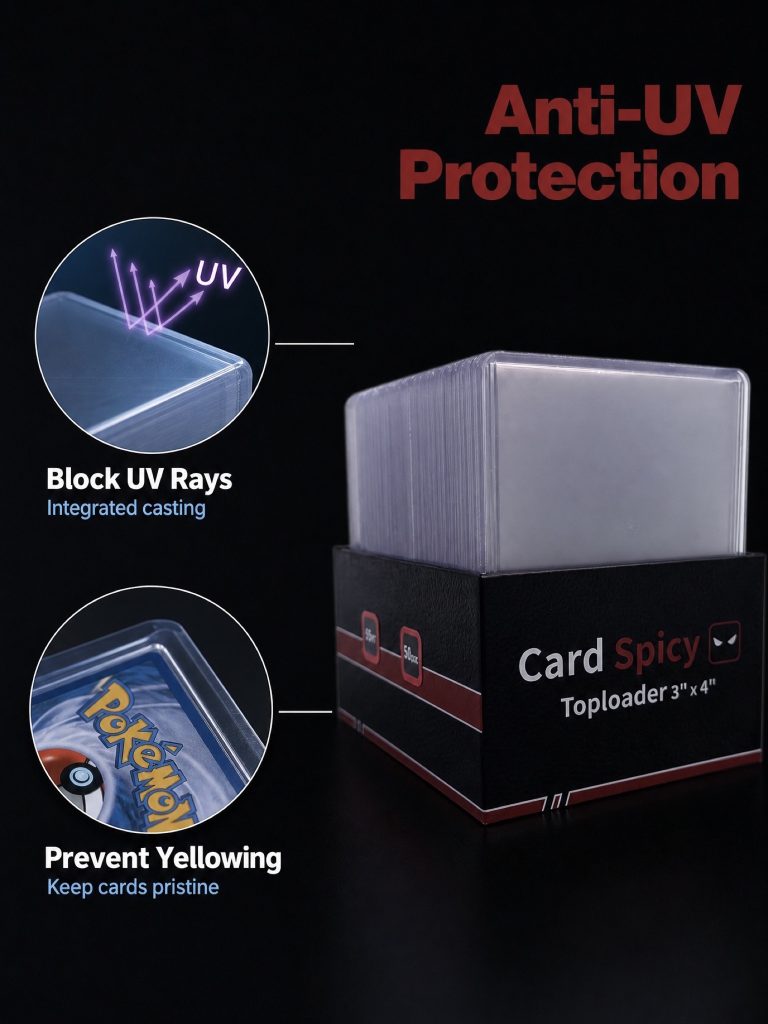 Integrated casting blocks UV rays and prevents the holder from yellowing
