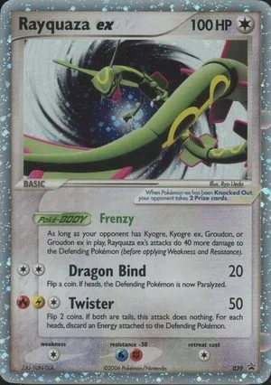 Rayquaza ex, English Pokemon card