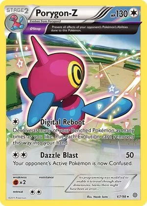 Porygon-Z, English Pokemon card