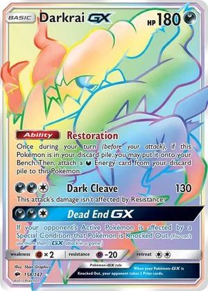 Darkrai GX, English Pokemon card
