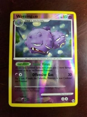 Weezing [Reverse Holo], English Pokemon card