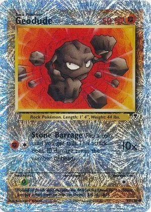 Geodude [Reverse Holo], English Pokemon card