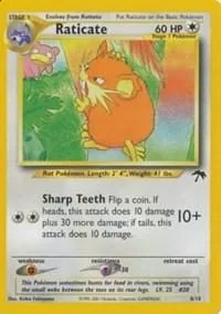 Raticate, English Pokemon card