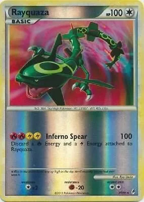 Rayquaza [Reverse Holo], English Pokemon card