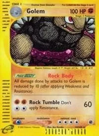Golem, English Pokemon card