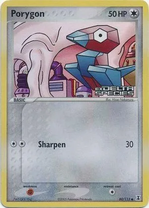 Porygon [Reverse Holo], English Pokemon card