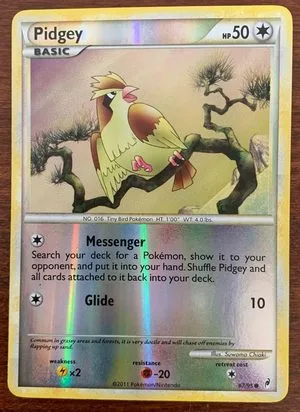 Pidgey [Reverse Holo], English Pokemon card