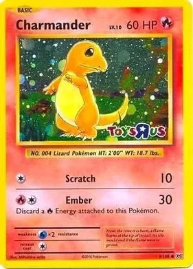 Charmander [Toys R Us], English Pokemon card